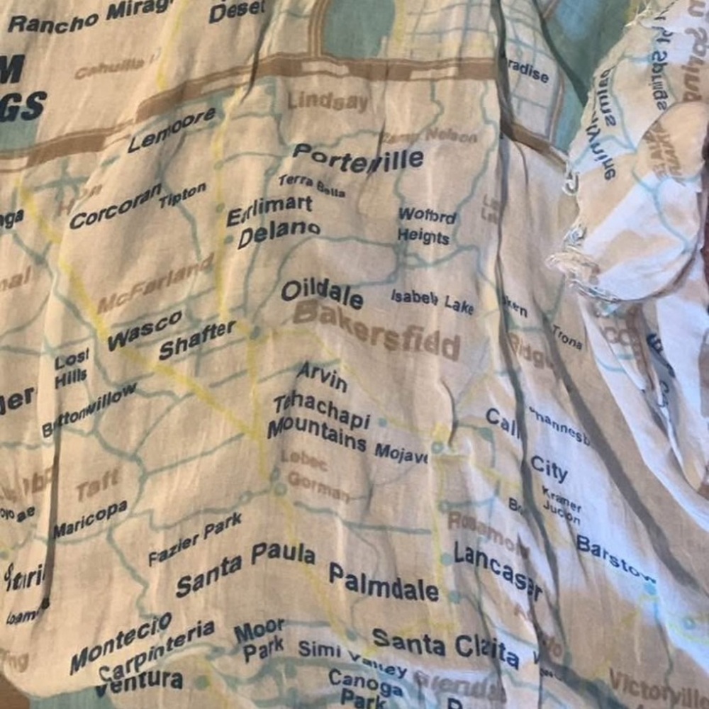 Kate Spade Off the Map Scarf West Coast